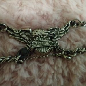 Harley Davidson metallic belt.